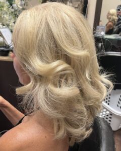 platinum blonde hair highlights Shelton CT